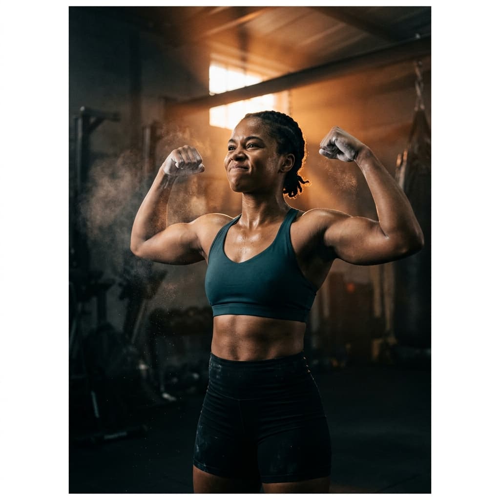 Sarah M. transformation at Rec Yard Power Gym